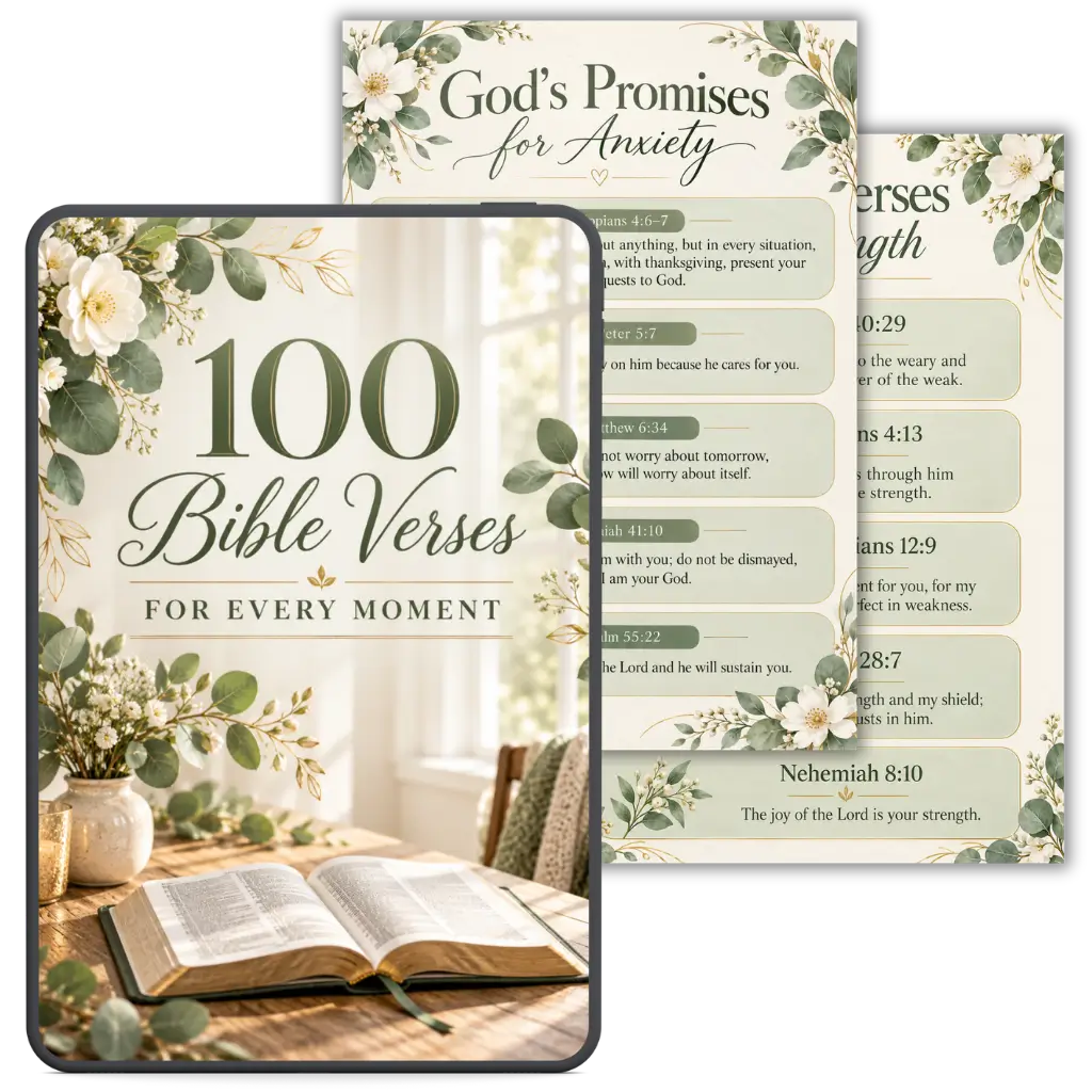 100 Bible Verses for Every Moment printable resource mockup