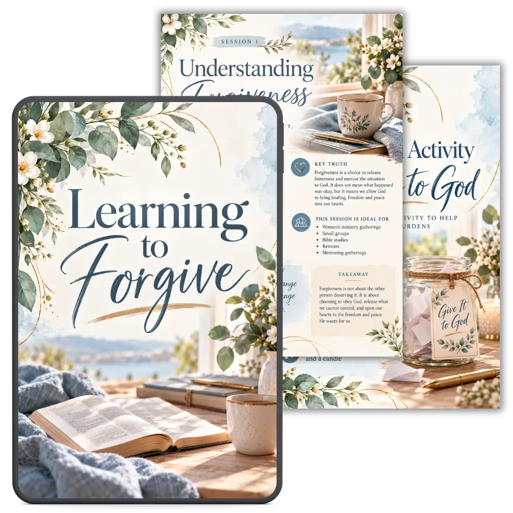 Learning to Forgive printable resource mockup