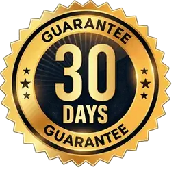 30-day money-back guarantee badge